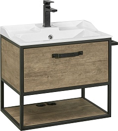 Акватон Тумба с раковиной Лофт Фабрик 65 (Фабиа) дуб кантри – фотография-1